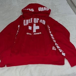 Outer Banks Life guard hoodie size large great condition